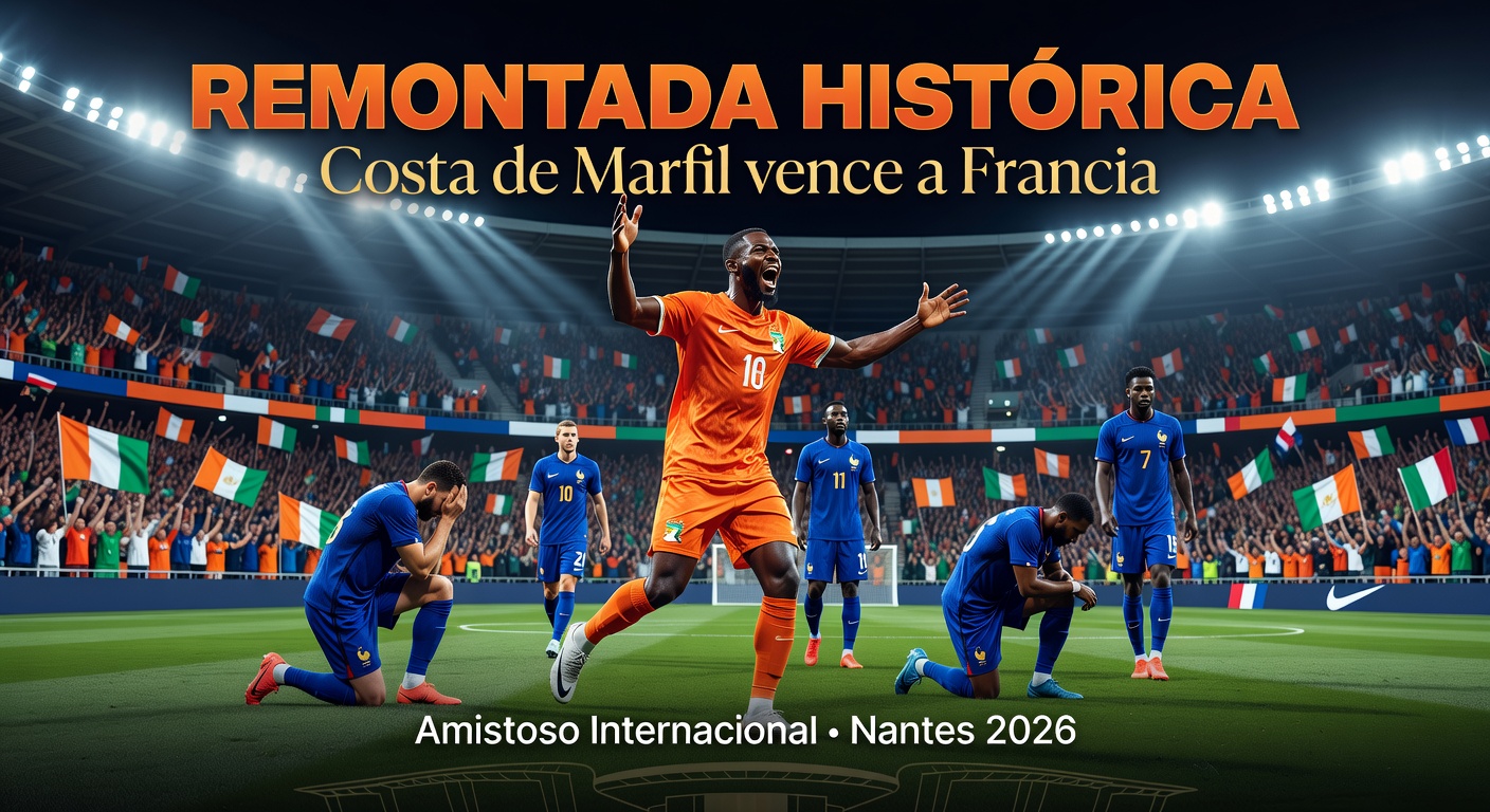 Costa de Marfil remontó ante Francia en amistoso previo al Mundial 2026