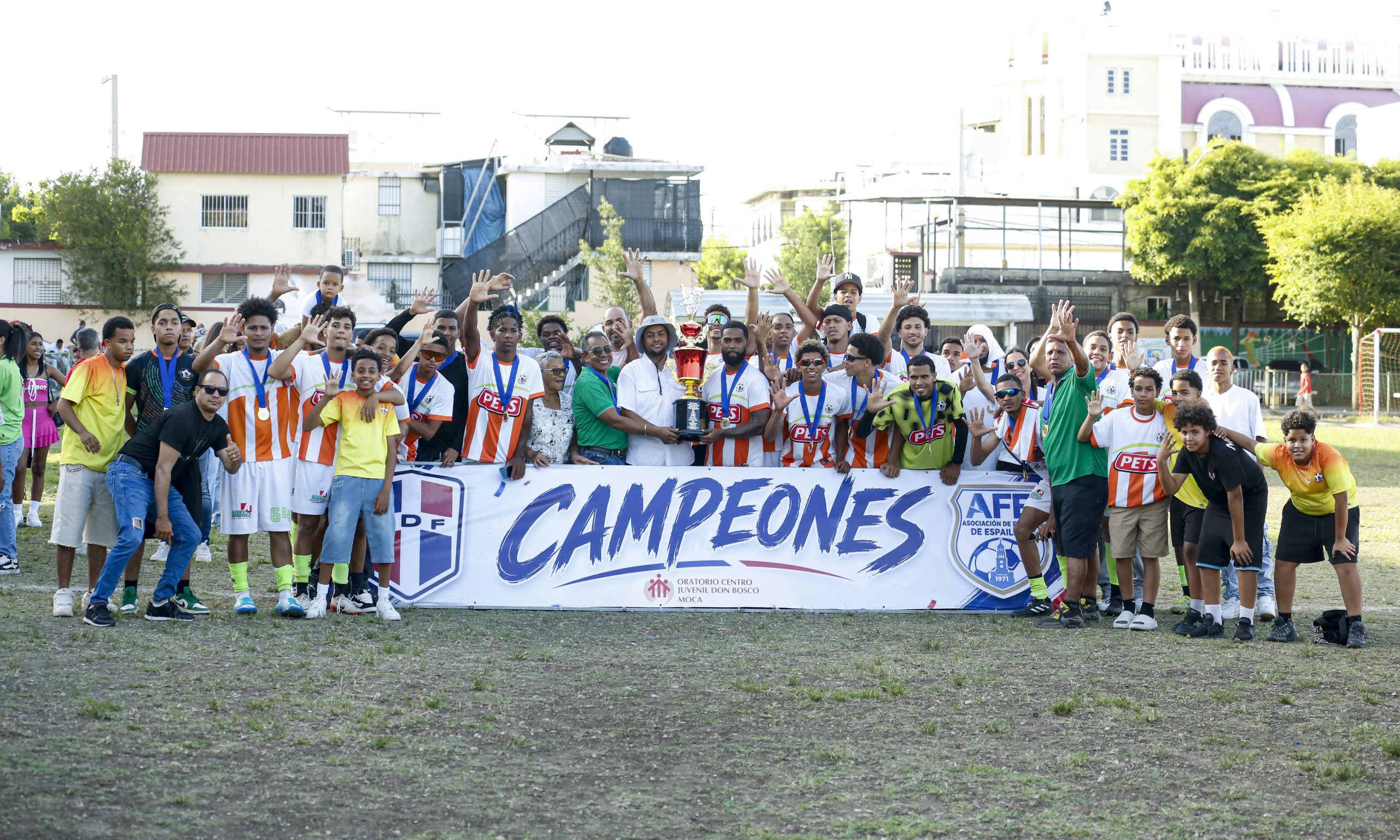 Pueblo Arriba conquista su quinto título consecutivo en el fútbol de Moca