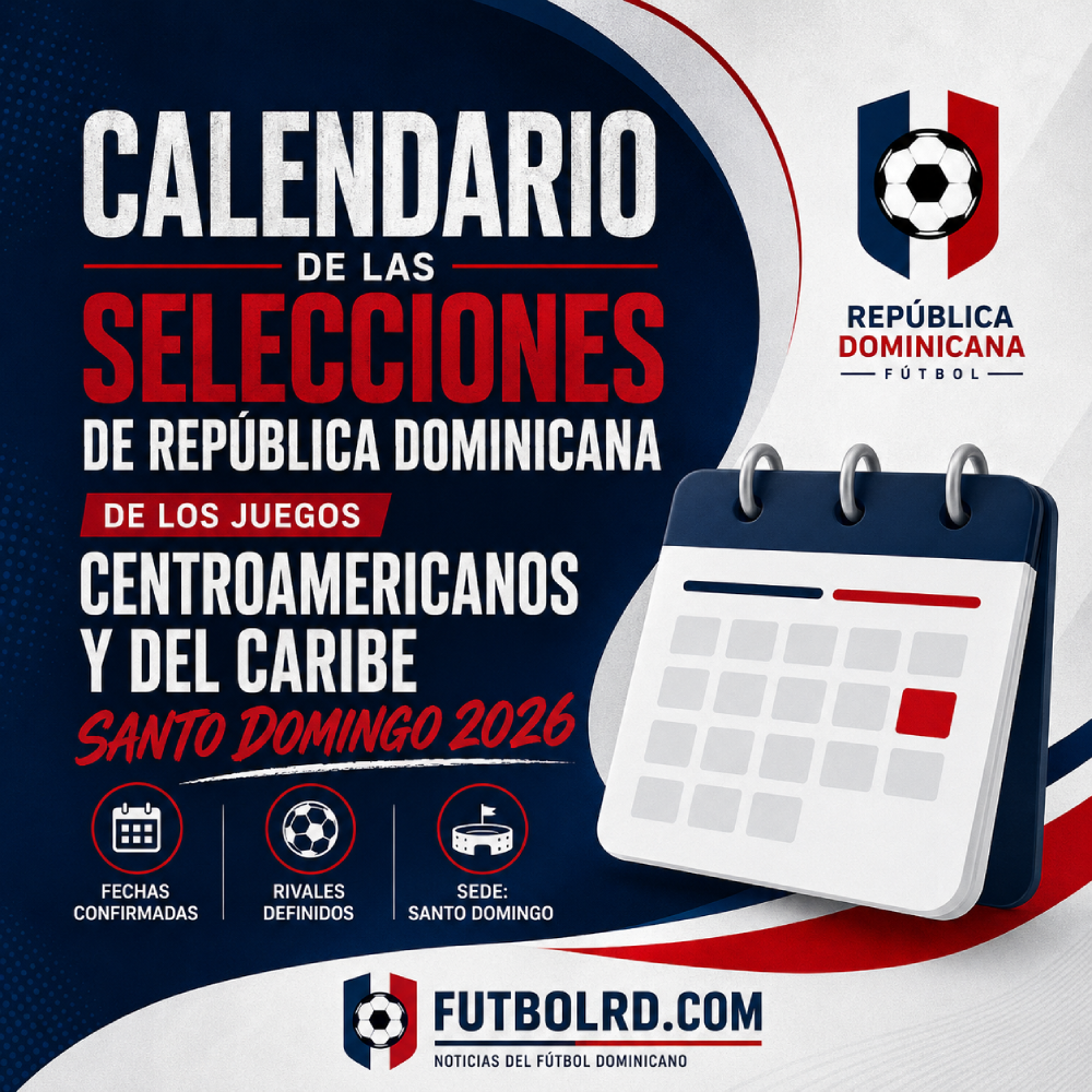 Calendario de las selecciones de República Dominicana de los Juegos Centroamericanos y del Caribe Santo Domingo 2026