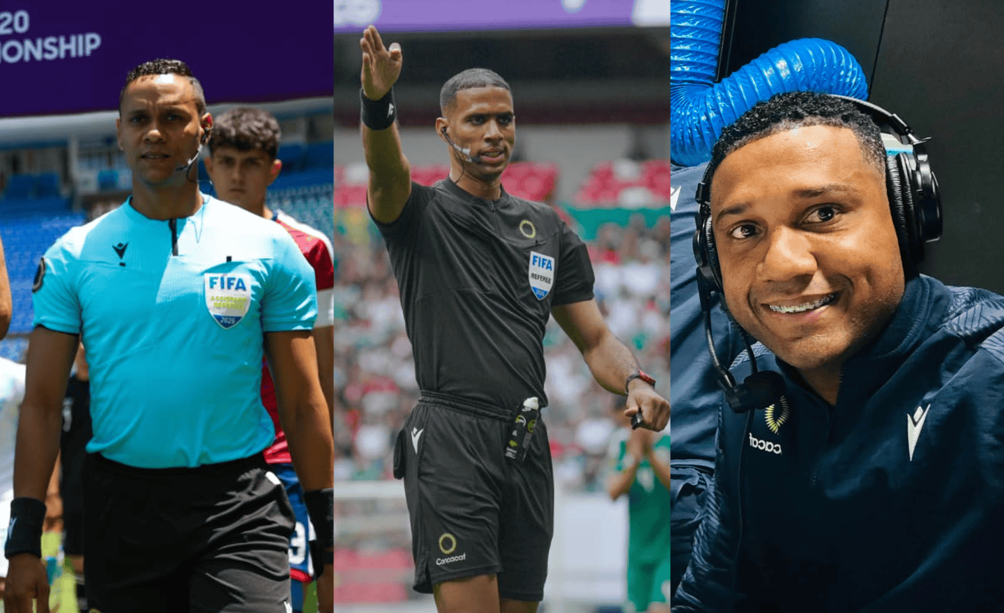 Tres jueces dominicanos brillaron en el Campeonato Sub-20 de Concacaf 2026